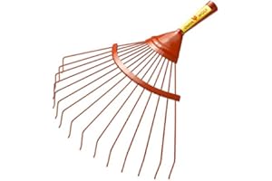 Outils Wolf Spain UA35 Balai à feuilles sans manche Orange/jaune