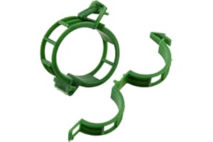 KINGLAKE 200 Pieces Clips Tomate pour Plantes,Clips pour Grimpantes,Jardin Clips en Plastique,pour légumes,Plantes,Tomates-Vert