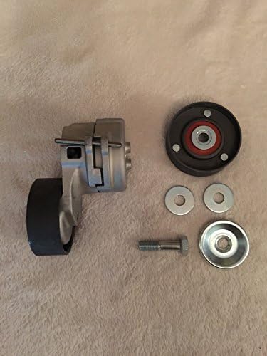 CROWN CAFFARO Serpentine Belt Tensioner &amp; 1 x Idler Pulley Cherokee 2002-2007 2.5CRD &amp; 2.8CRD