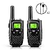 Produktbild Waitiee 2pcs Walkie Talkie für Kinder 0,5W 8 Kanäle VOX Taschenlampe Funkgeräte Gürtelclip mit LCD Display flashlight Lock-Screen-Funktion Walki Talki Schwarz
