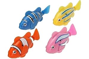 TWSHINY 2 PCS Lifelike Electronic Toy Mini Robotic Fish Swimming Robot Fish for Kids