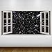 Price comparison product image LagunaProject EXTRA LARGE Black Star Wars Space Hyperdrive Fantasy 3D Vinyl Wall Decal Sticker -140cm x 70cm