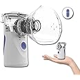 Portable Handheld Nebulizer Mute Mini Home Atomizer Air Moisturizer Humidifier Sprayer Disinfection Purifier For Child Adult (Color : Blue)