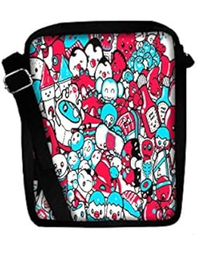 Snoogg , Damen Umhängetasche mehrfarbig multi