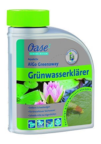 OASE Wasseraufbereiter AquaActiv AlGo Greenaway 500 ml, silber
