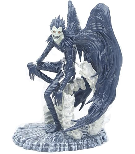 Anime Figures Ryuk & L Action Figures Set - Death Note PVC Character Statues For Desktop Display