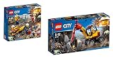 LEGO City 2er Set: 60184 Bergbauteam + 60185 Power-Spalter