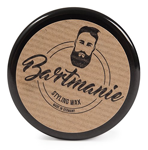 Bartmanie Bartwachs (50ml), Beard Balm für Bartpflege & Styling mit natürlichem Bienenwachs und hochwertigen Ölen - 3