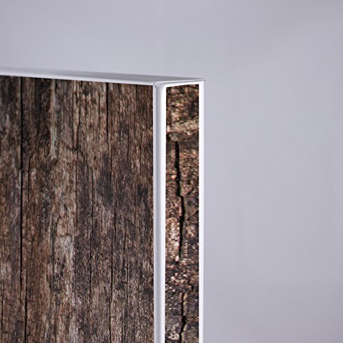 banjado – Design Magnetwand Memoboard 37x78cm Pinnwand Magnettafel mit Motiv Altes Holz - 5