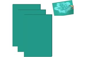 HELWEET Linoldruck Platte, Linolschnitt Platten, Linoleum Platte, Gummistempel Schnitzblöcke, für Druckgrafiken, Kunsthandwerk, DIY Projekt, Gummi Stempel, Bastel und Druckprojekte, 20CM x 30CM, 3 Stück