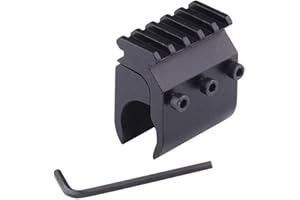 OAREA Adaptateur de Rail Picatinny à Tube Simple/Double pour Accessoires de Fusil de Chasse à Montage sur Rail de 20 mm pour la Chasse Tactique