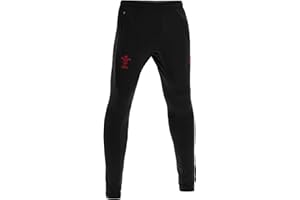 Macron Men's Welsh Rugby 2021/22 Training Fitted Track Pant Welsh Rugby 2021/22 Training Fitted Track Pant