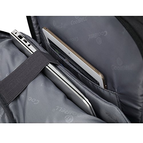 5 All Business Wasserdicht gepolstert 15 6 Laptop Rucksack Gro   Nylon  Grau 