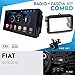 Produktbild UGAR EX6 7" Android 6.0 Car Stereo Radio Plus 11-550 Fascia Kit for FIAT (500L) 2012+