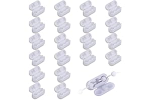 JUGUTA Lot De 20 Connecteurs De Chaîne Pour Store Enrouleur - Pièces De Rechange - En Plastique - Pour Chaînes De Store, Chaînes À Perles, Rideaux À Lamelles, Chaînes À Billes Ou Stores Vénitie