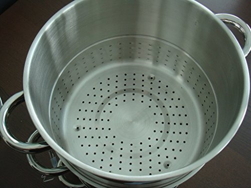 PROFI INDUKTION DAMPFENTSAFTER Ø22,5 ENTSAFTER 33 cm !! EDELSTAHL SAFTPRESSE DAMPFGARER KOCHTOPF 5SN - 5