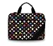 Produktbild Luxburg® Design gepolsterte Business- / Laptoptasche Notebooktasche bis 15,6 Zoll mit Schultergurt, Mehrzwecktasche, Motiv: LX Muster schwarz