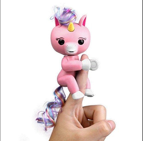 Fingerlings New Interactive finger toy with sound (Finger Unicorn) (Pink Unicorn)