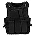 Produktbild Teamyy Molle Einsatzweste Taktische Weste Kampfmittelweste Military Weste Tactical Combat Vest 50 x 53cm mit 3 Tasche