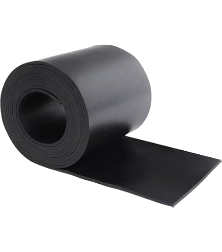 Feuille De Caoutchouc Noir 200x200x3 Mm - Résiste à 400°F (-20°C à 204°C), Pour Joints Et Isolation