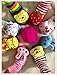 Bebedou pink rabbit or teddy bear cartoon socks 2 to 3 years Baby Toddlers Kids Comfy Indoor Slippers Shoes Socks Moccasins NON SKID Indoor Shoes Socks Durable Multifunctional slip baby booties breathable toddler elastic, warm and thick socks with soft leather sole 15 cm