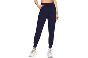 EUHOM Jogginghose Damen Sporthose Lang High Waist Sweathose Freizeithosen mit Taschen Kordelzug Trainingshose Yoga Hosen Lounge Pants Damen Jogger