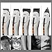 Hair Clipper, [Newest Version] 8 in 1 Rechargeable Grooming Kit/Hair Trimmer for Men&Kids/Nose Trimmer/Body Shaver/Beard Trimmer Stainless Steel&Waterproof with High Precision&Turbo Boost Technology (Silver)
