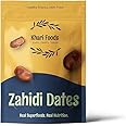 Khari Foods Premium Dried Zahidi Brown Dates, Khajur/Khajoor Dry Fruits, Energy Booster, High Fibre, Soft & Juicy, Healthy Snacks (500gm x 2)