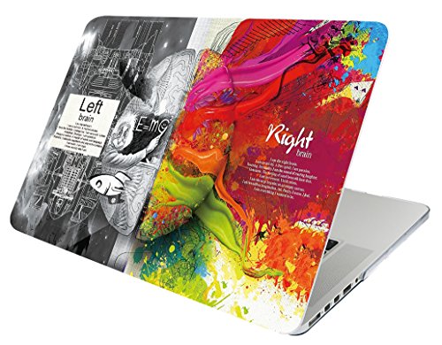 October Elf MacBook Pro 13'' con display Retina custodia cover rigida protettiva in foglio di 2 in 1 con manicotto per Model: A1425/A1502 (Cervello destro sinistro D)