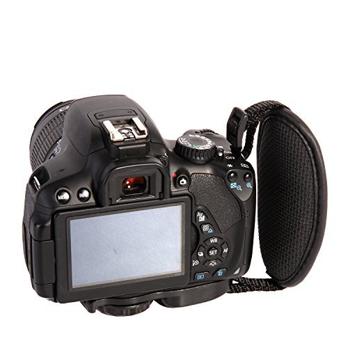 Dragonne en cuir Prost pour Canon EOS T5i T4i T3i 60D 70D 5D Nikon D7200 D7000 D600 D800 D90 D5200 D3100 Sony Olympus SLR DSLR 