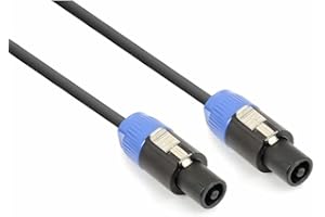 VONYX CX302-15 15m Speaker Cable NL2 to NL2 - Professional Speaker Leads for PA Systems, DJ Setups & Audio Installations - Durable Sound Transmission, Reliable Connector Cable