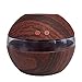 Produktbild KOBWA Aromaöl Oil Ölen Diffuser Aromatherapy Ultraschall Luftentfeuchter Reiniger mit LED Licht für Baby, Beauty-Salon, Spa, Yoga, Schlafzimmer, Wohnzimmer, Konferenzraum (Dark Holzmaserung)