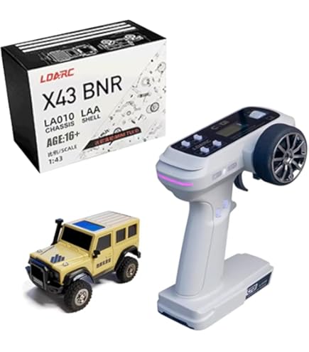 LDARC 1:43 Scale Mini RC Crawler RTR RC Rock Truck 4x4 2.4GHZ
