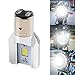 Produktbild 800lm S 2 BA20 D H6 LED hohe niedrige Lichtstrahl Licht Motorrad ATV 6W 9-80V DC Motorrad LED Scheinwerfer Motor Beleuchtung Birne, Farbe: weiß 6500k
