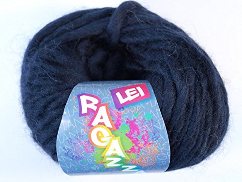 Lana Grossa Wolle Lei 026 Nachtblau 50g