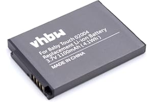 vhbw Batterie Compatible avec Luvion 88 Essential Moniteur bébé, babyphone (1100mAh, 3,7V, Li-ION)