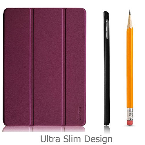 Fintie iPad Air Hülle Case – Ultra Slim Superleicht Schutzhülle Smart Shell Cover Tasche Etui mit Auto Schlaf / Wach und Standfunktion für Apple iPad Air, Lila - 3
