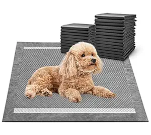 MIZOK 58x61cm Carbon Disposal Dog Pee Pad, 100 Count