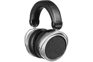 HIFIMAN HE400SE Stealth Magnets Version Over-Ear Open-Back Full-Size Planar Magnetic Wired Headphones for Audiophiles/Studio, Great-Sounding, Stereo, High Sensitivity, Comfortable, Sliver