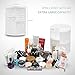 Makeup Organiser, Jerrybox 360 Degree Rotation Adjustable 7 Layers Cosmetic Storage Box, Fits Toner, Creams, Makeup Brushes, Lipsticks and More (white)