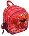 Produktbild Ragusa-Trade Sesamstrasse Samson Elmo Ernie Bert Grobi Krümelmonster Rucksack Kinderrucksack (USA) mit Hauptfach und Nebenfach Getränkenetz, 25x22x13 cm, rot