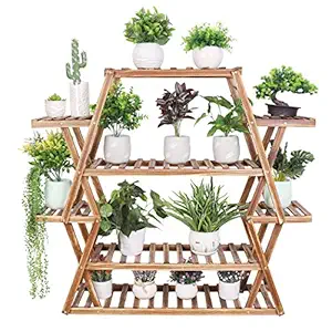 Store2508 Solid Wooden Vertical Garden Multi Layer Plant Stand 105 x 95 x 25 cm Model MB799