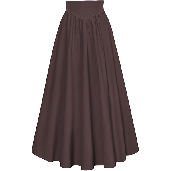 BEAUTELICATE Katoen Rok Maxi Lange Dames Renaissance Middeleeuwse Rok
