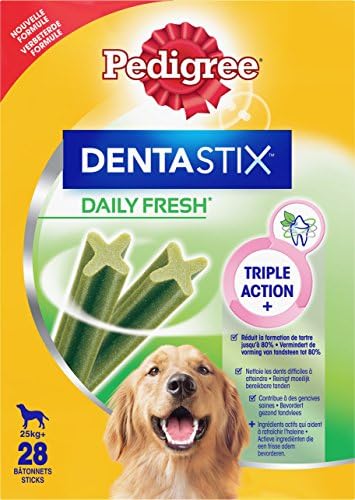 Pedigree Snack per Igiene Orale Cani, Marrone, 270 g Cane Grande (Confezione da 4)