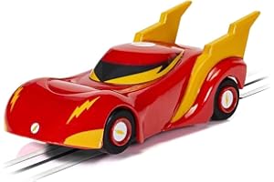 Micro Scalextric Cars - Justice League The Flash - Toy Slot Car for use with Micro Scalextric Race Tracks or Set - Small Kids Gift Ideas for Boy/Girl Ages 4+, Micro Scalextric Accessories