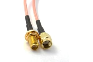 ‎KENABLE WiFi Antenne Verlängerung Cable/Lead Wireless WLAN RP SMA 2 m [2 Meter/2m]