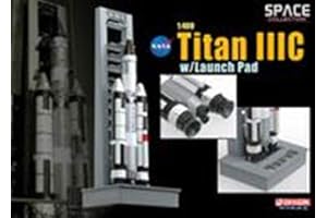 DRAGON MODELS Dragon 56228 NASA Titan IIIC Razzo con Base di Lancio, 1:400