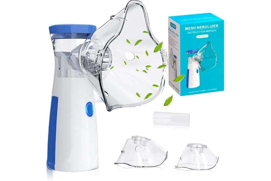 Portable Mist with Advanced Inhaler – Automatic Cleaning, 5 ml Capacity, Type-C Refill, Quiet and Easy to Use, Ideal for Asthma and Colds