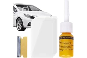 SCOBUTY Windschutzscheiben Reparaturset Werkzeug,Auto Windshield Repair Kit, Glas Reparatur Flüssigkeit,Set