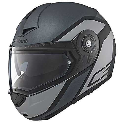 Preisvergleich Produktbild Motorrad-Helm Schuberth C3 Pro Beobachter Grau 2Xl 62 / 63